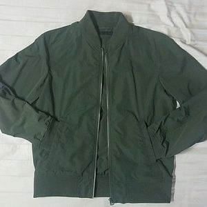 UNIQLO Short Ribbed Bomber Flight Jacket